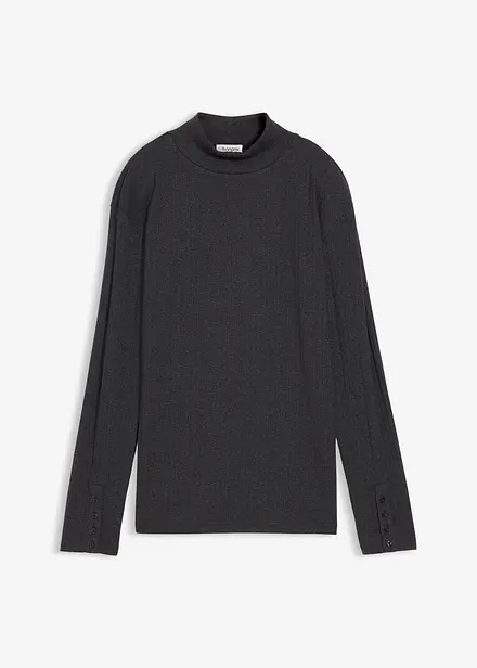Maglia a maniche lunghe a coste