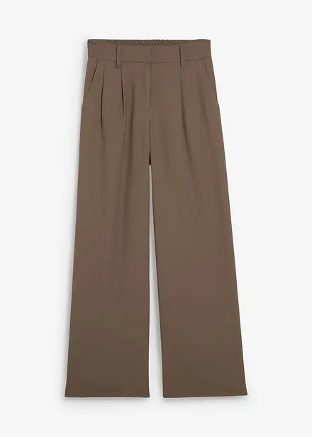 Pantaloni con trama twill