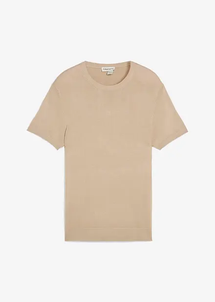 T-shirt lavorata a maglia
