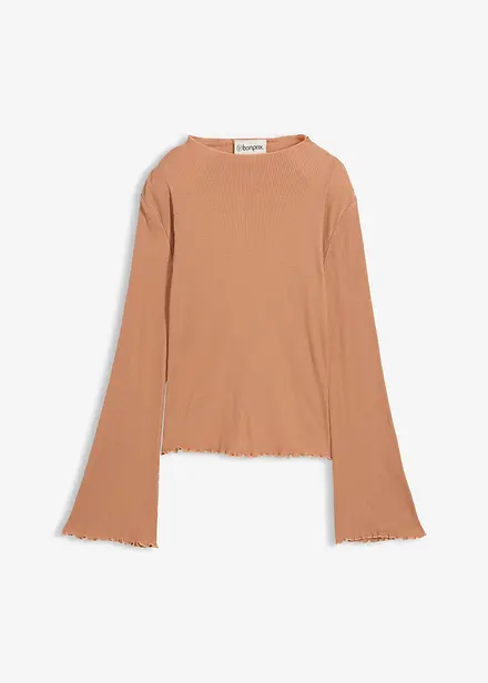 Maglia a costine in puro cotone