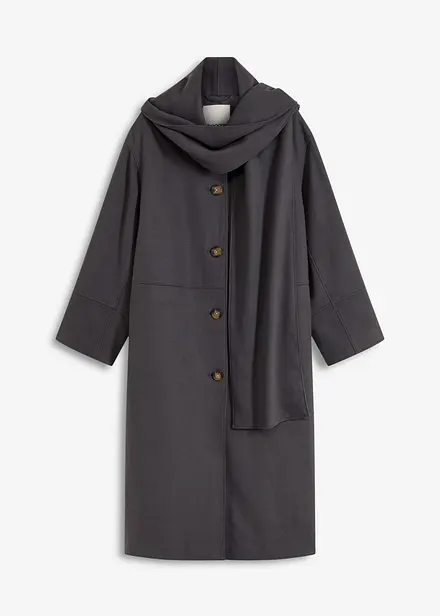 Cappotto oversize in morbido misto viscosa