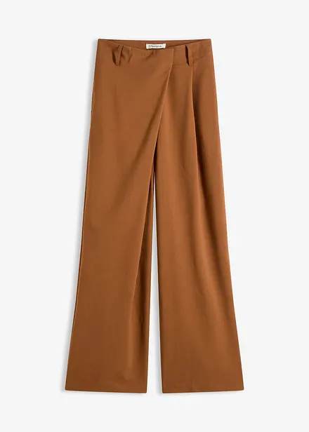 Pantaloni larghi in misto viscosa