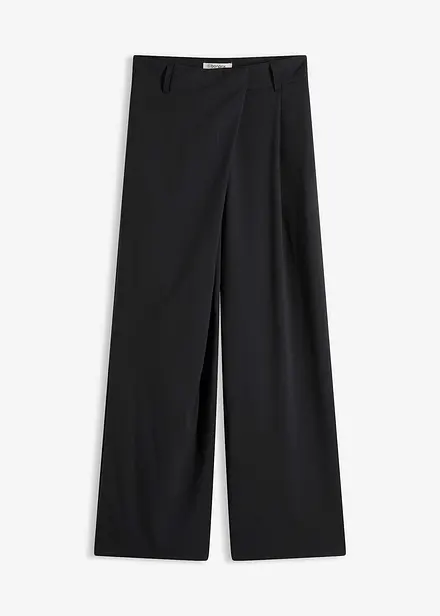 Pantaloni larghi in misto viscosa