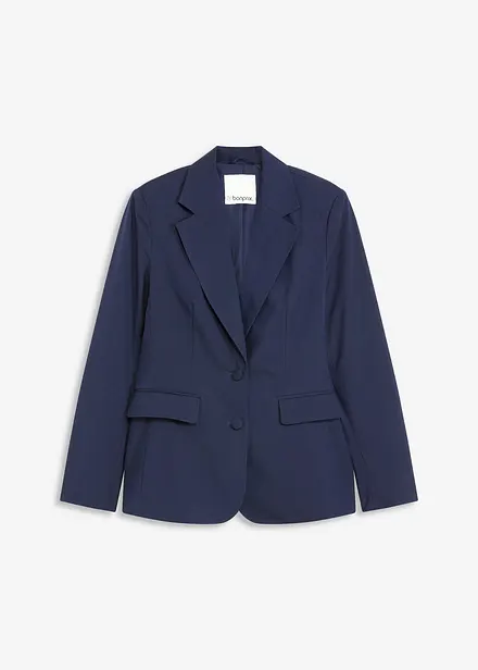 Blazer con impunture decorative a mano