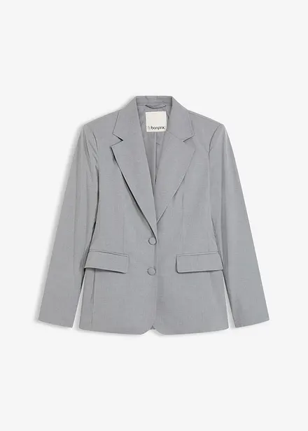 Blazer con impunture decorative a mano