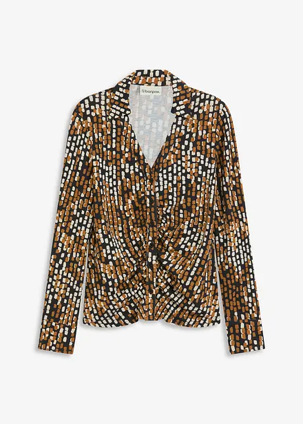 Blusa in jersey con viscosa