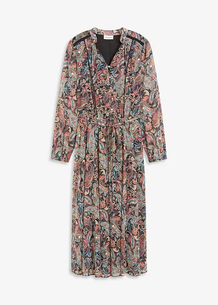 Abito paisley in chiffon