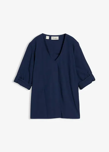 Blusa in viscosa fluente