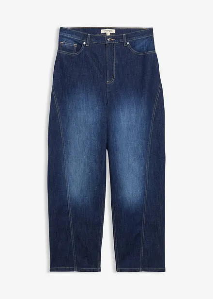 Jeans baggy, vita alta