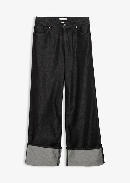 Jeans baggy, vita media
