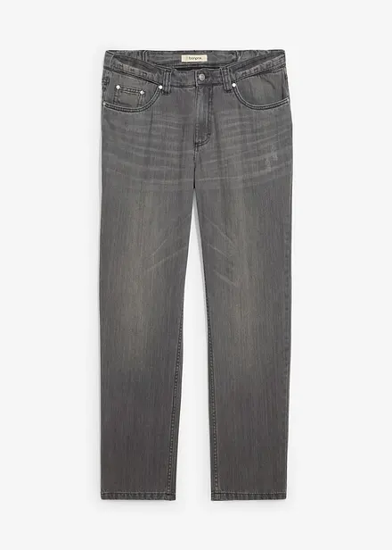 Jeans in puro cotone con girovita comodo, regular fit
