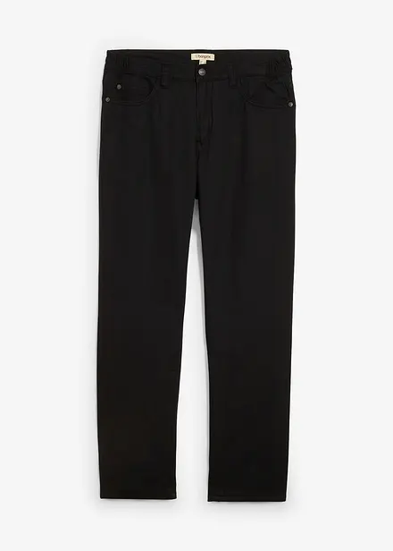 Pantaloni termici con cinta comoda relaxed fit, straight