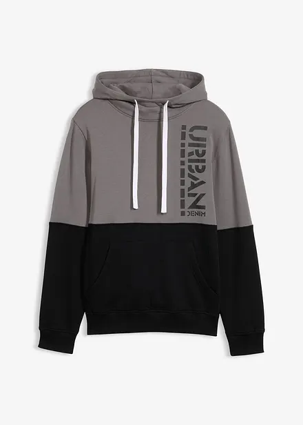 Felpa con cappuccio, slim fit
