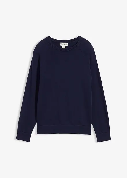 Maglione in filato fine di puro cotone