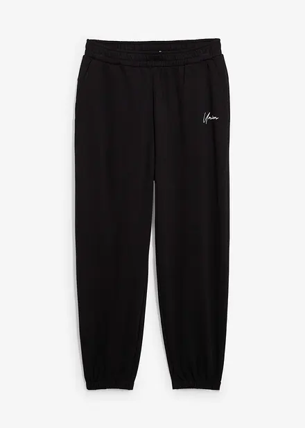 Pantaloni da jogging in puro cotone pesante, loose fit