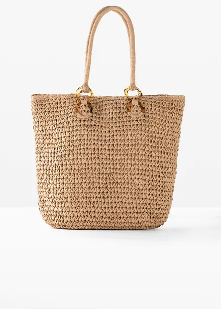 Borsa shopper di paglia