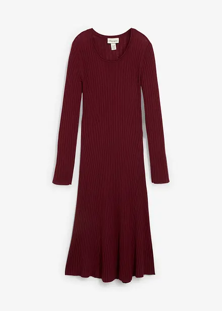 Abito in maglia di lana merino