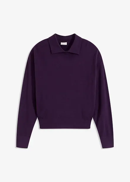 Maglione in filato fine misto viscosa