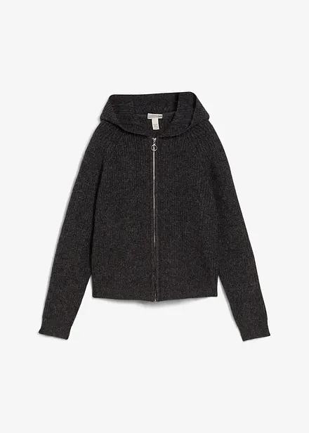 Cardigan con cappuccio