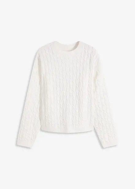Maglione a trecce