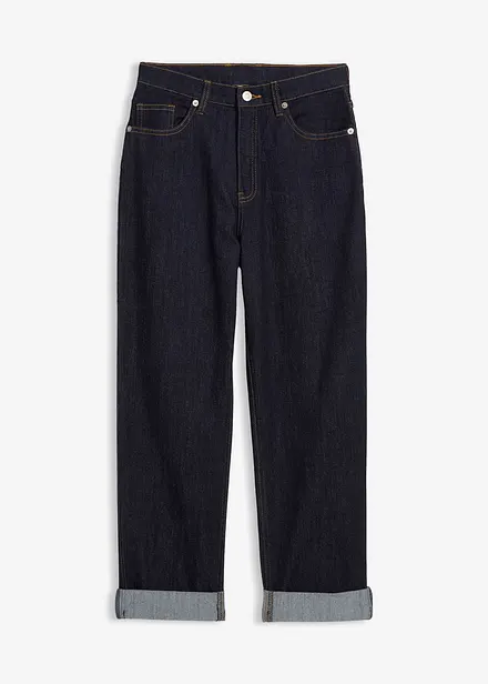 Jeans loose fit con cinta regolabile, straight