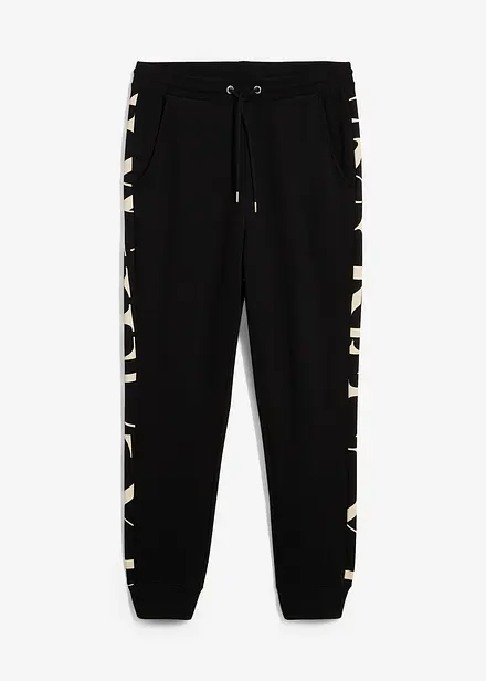 Pantaloni in felpa con inserto, regular fit