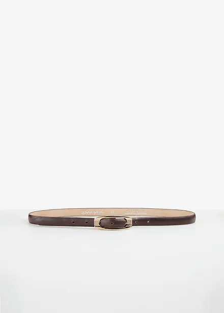 Cintura bassa in pelle