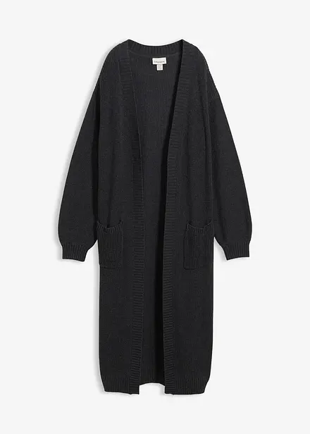 Cardigan lungo con spalle scese