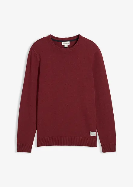 Maglione in filato fine con cotone riciclato