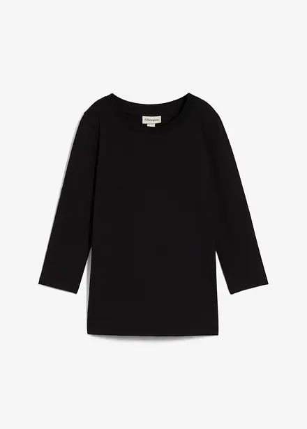 Maglia con maniche a 3/4 e puro cotone biologico