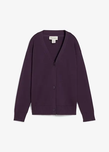 Cardigan in filato fine a coste Milano
