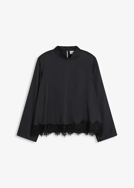 Blusa in satin fluente