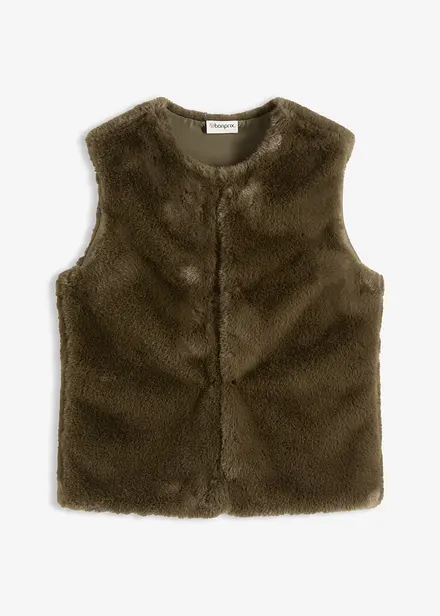 Gilet in pelliccia sintetica