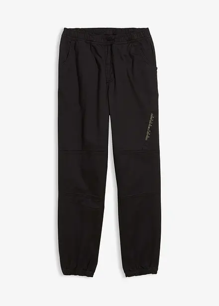 Pantaloni termici con elastico in vita e fodera in jersey, loose fit