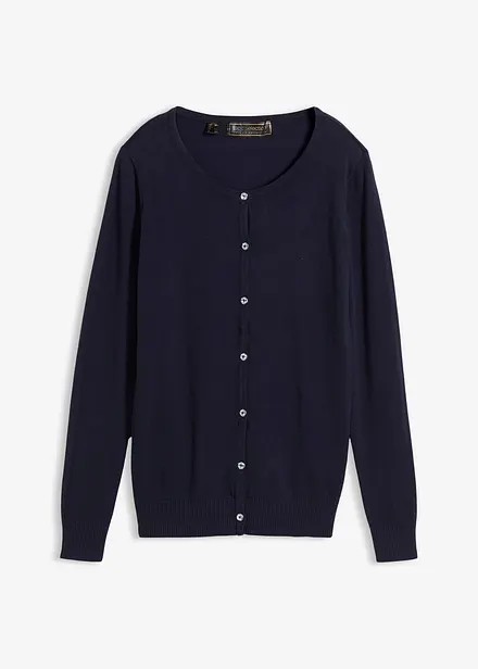 Cardigan in filato fine