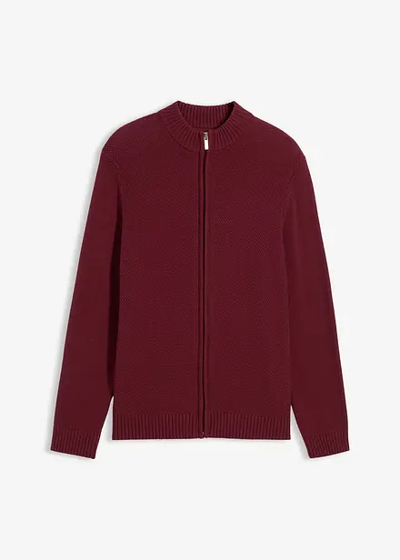 Cardigan in filato fine di puro cotone