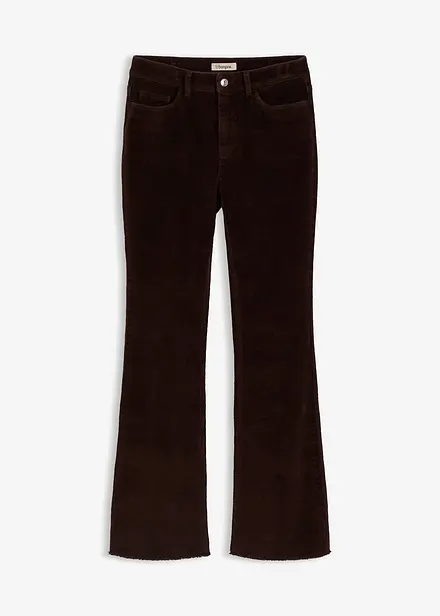 Pantaloni in velluto a coste flared