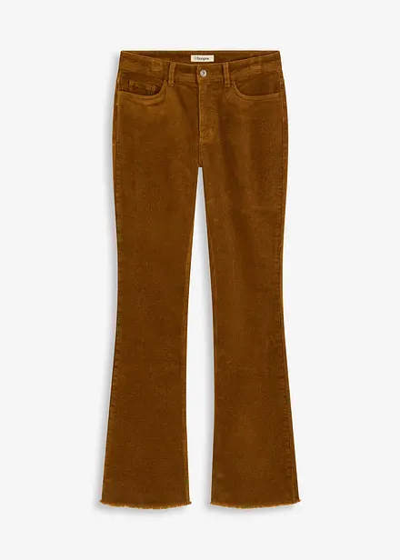 Pantaloni in velluto a coste flared
