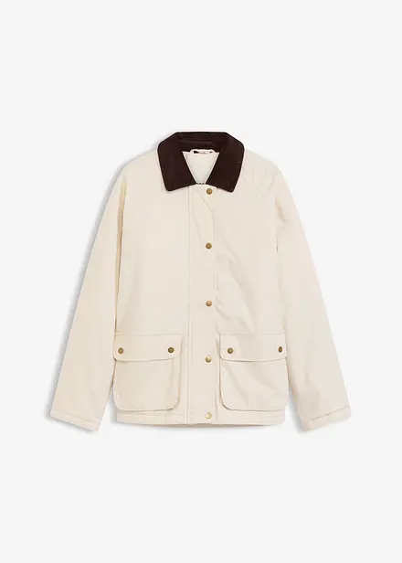 Giacca in twill imbottita
