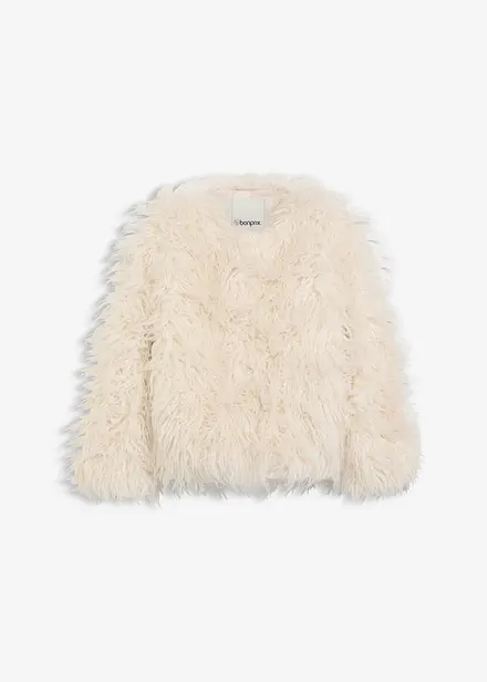 Pelliccia sintetica corta oversize