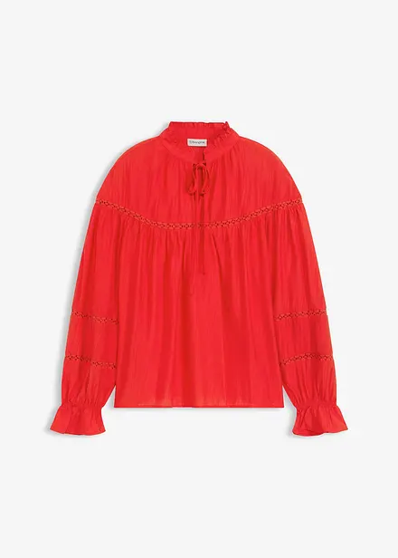 Blusa in fine misto viscosa