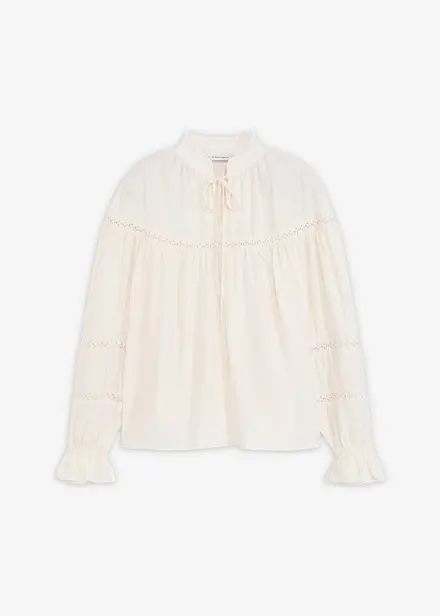 Blusa in fine misto viscosa