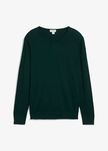 Maglione in filato fine con lana merino