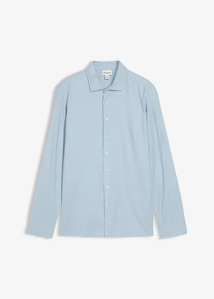 Camicia elegante in flanella di puro cotone, slim fit