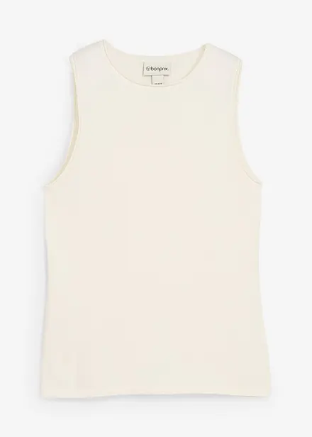 Top in maglia di puro cotone