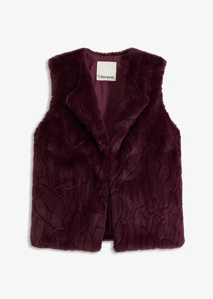 Gilet in pelliccia sintetica