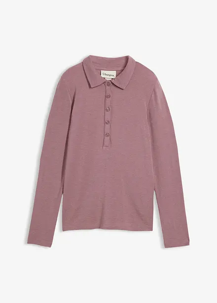 Polo con percentuale di lana