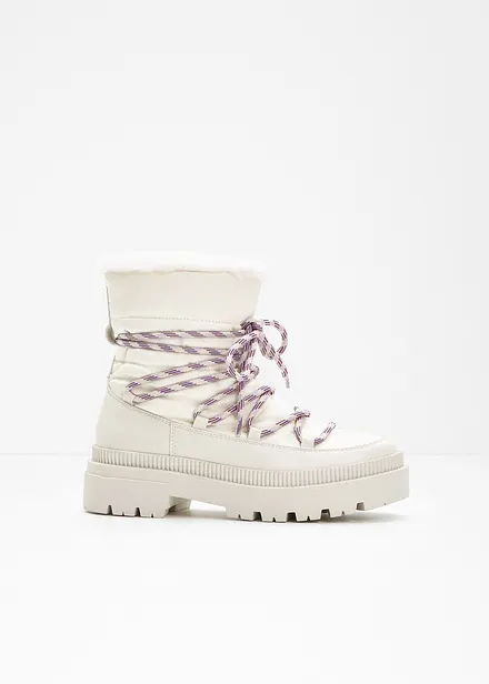 Scarponcini stringati foderati