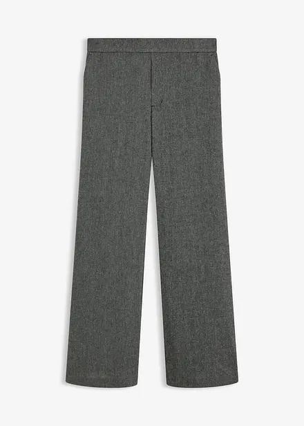 Pantaloni bootcut effetto tweed