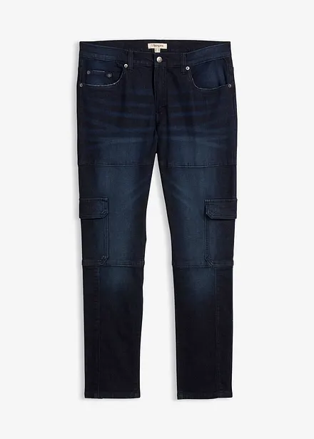 Jeans elasticizzati cargo slim fit, straight
